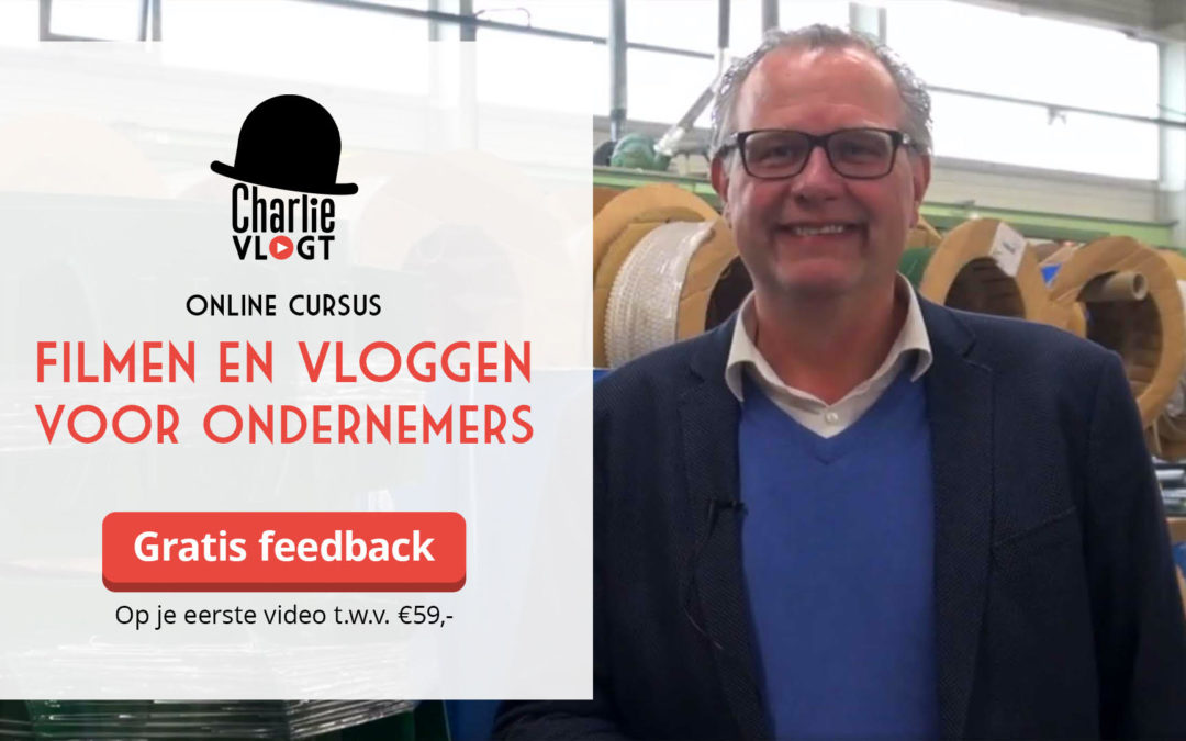 Online cursus filmen en vloggen voor ondernemers nu beschikbaar